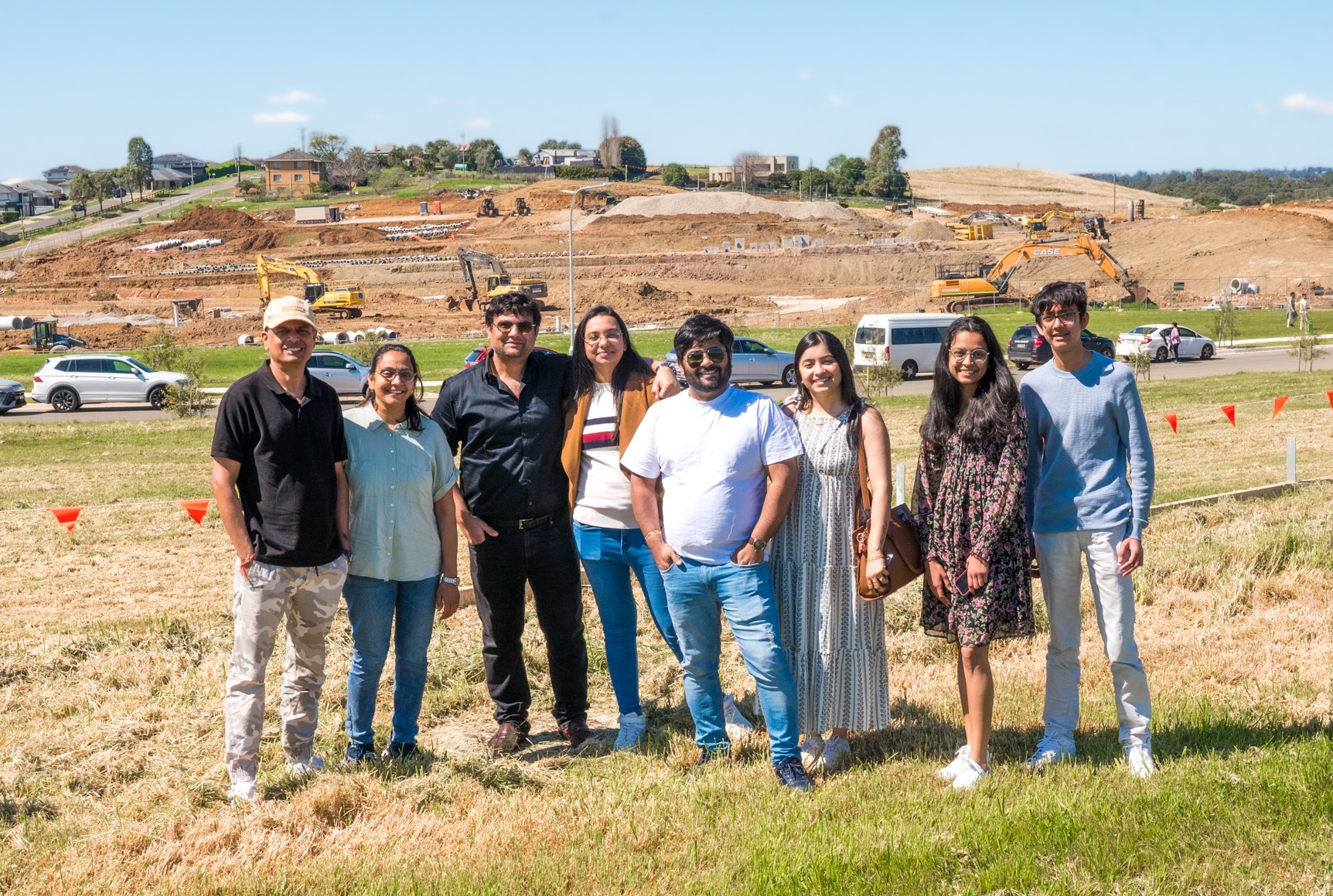 Stage 1 Purchasers Step Onto Their Land