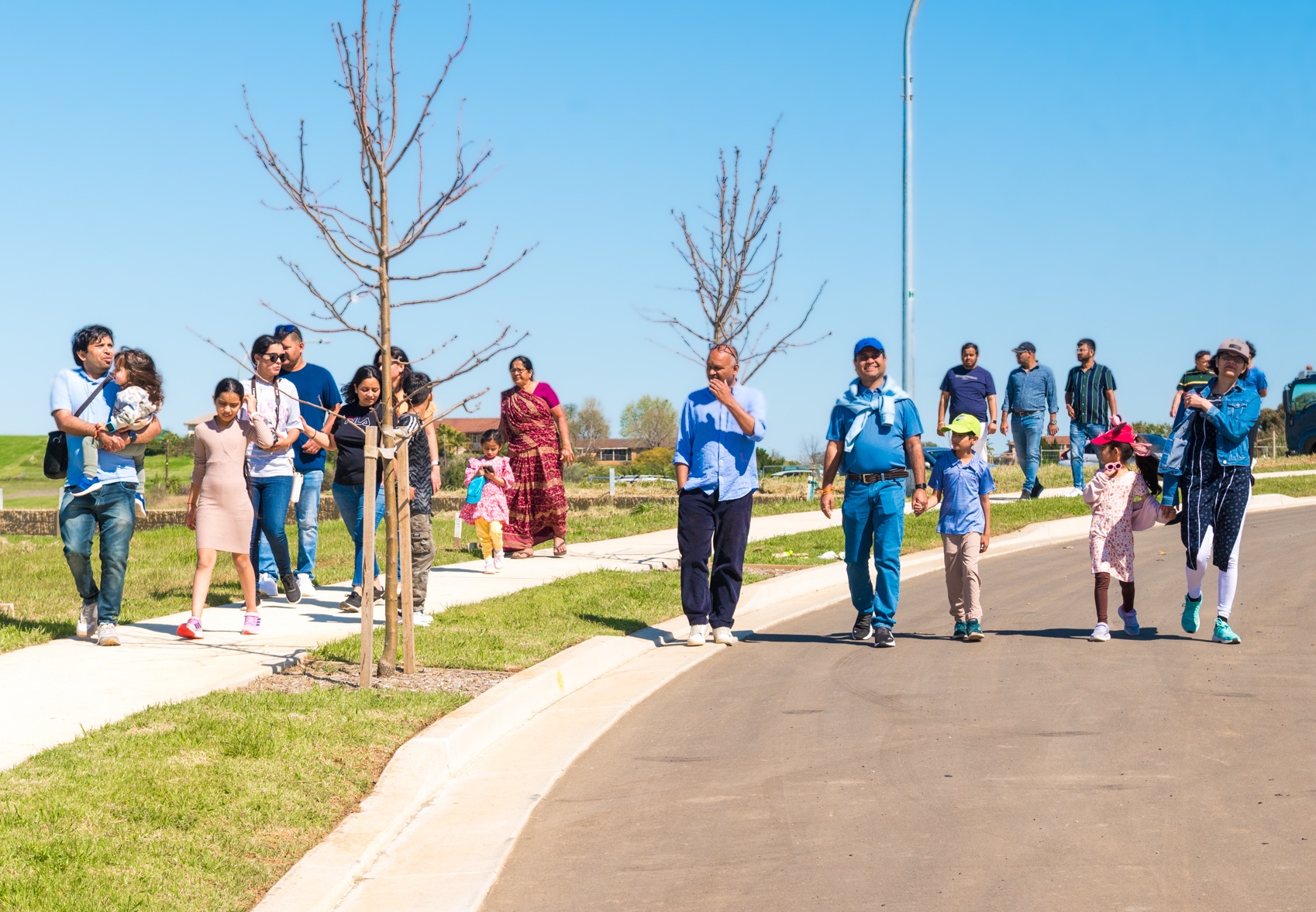 Stage 1 Purchasers Step Onto Their Land